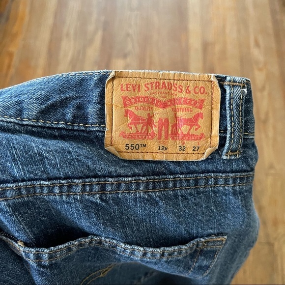 Levi's 550 Jeans Youth Size 12 Husky Relaxed Straight Fit 100%Cotton - Picture 5 of 8